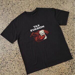 Tax Evasion T-Shirt, Funny Graphics Tee
